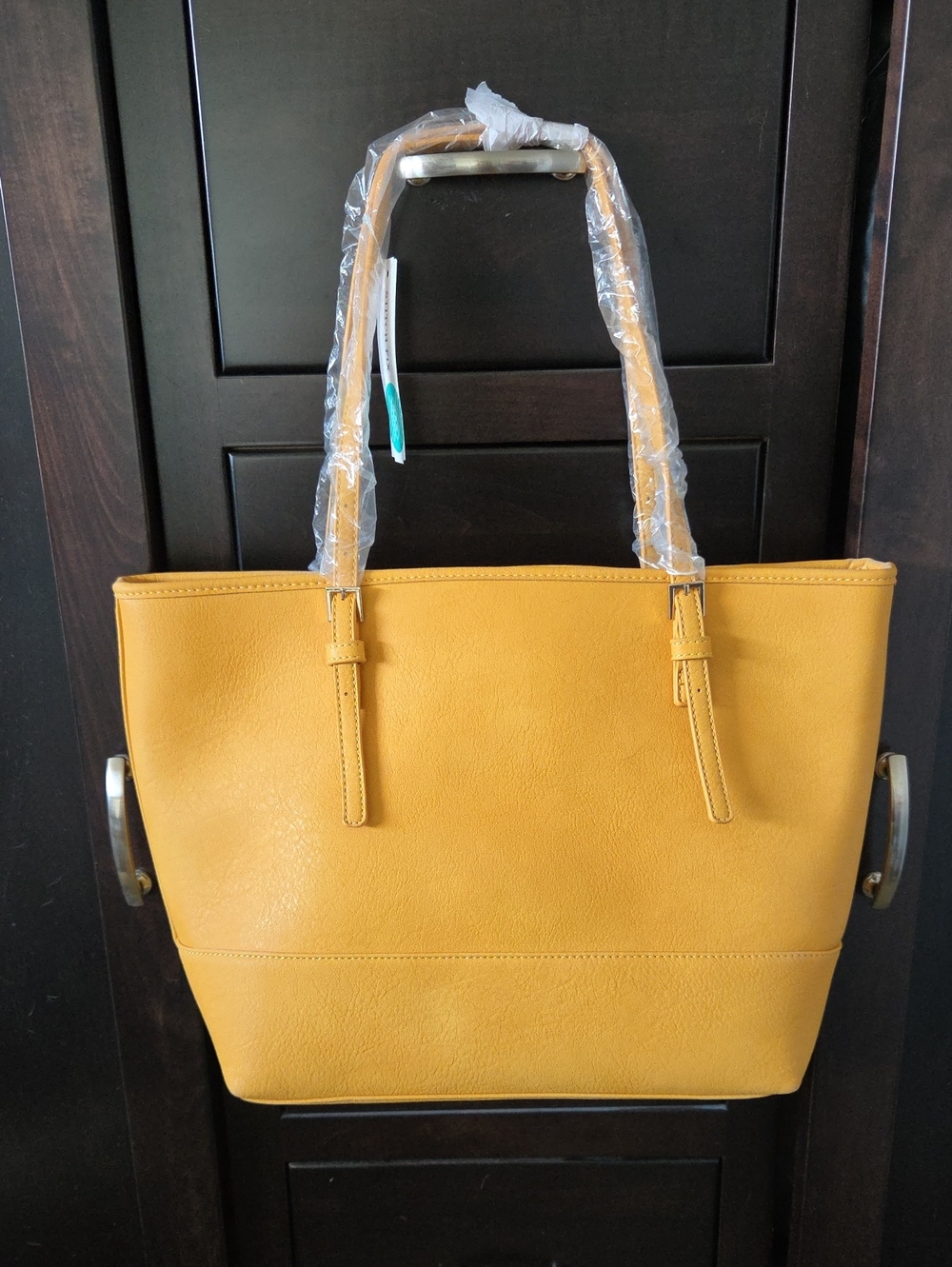 NWT Urban Expressions Robi Classic Work Tote - Mustard Yellow